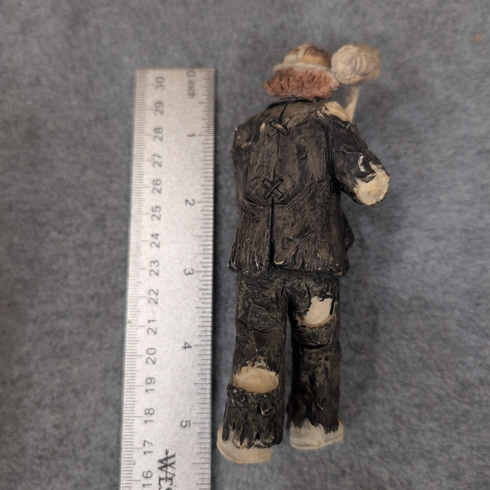 Emmett Kelly Jr. Collectibles Clown‎ Figurine Holding Mallet Torn Clothes - Picture 5 of 6